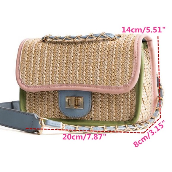 straw bag last one - Picture 4 of 8